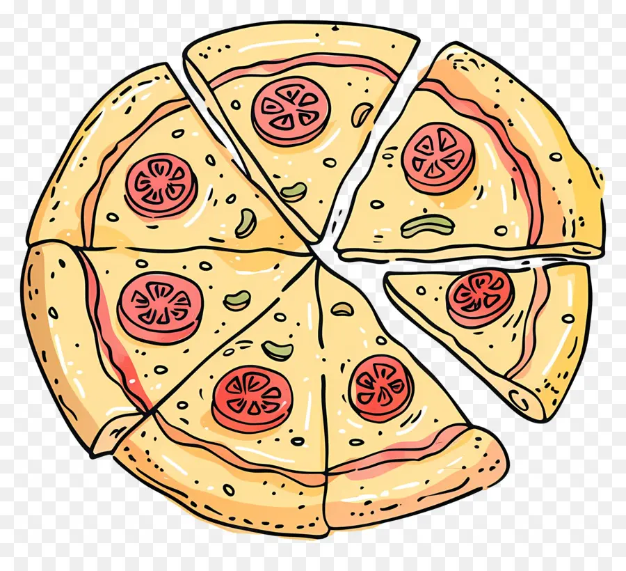 Pizza Doodle，Pizza PNG