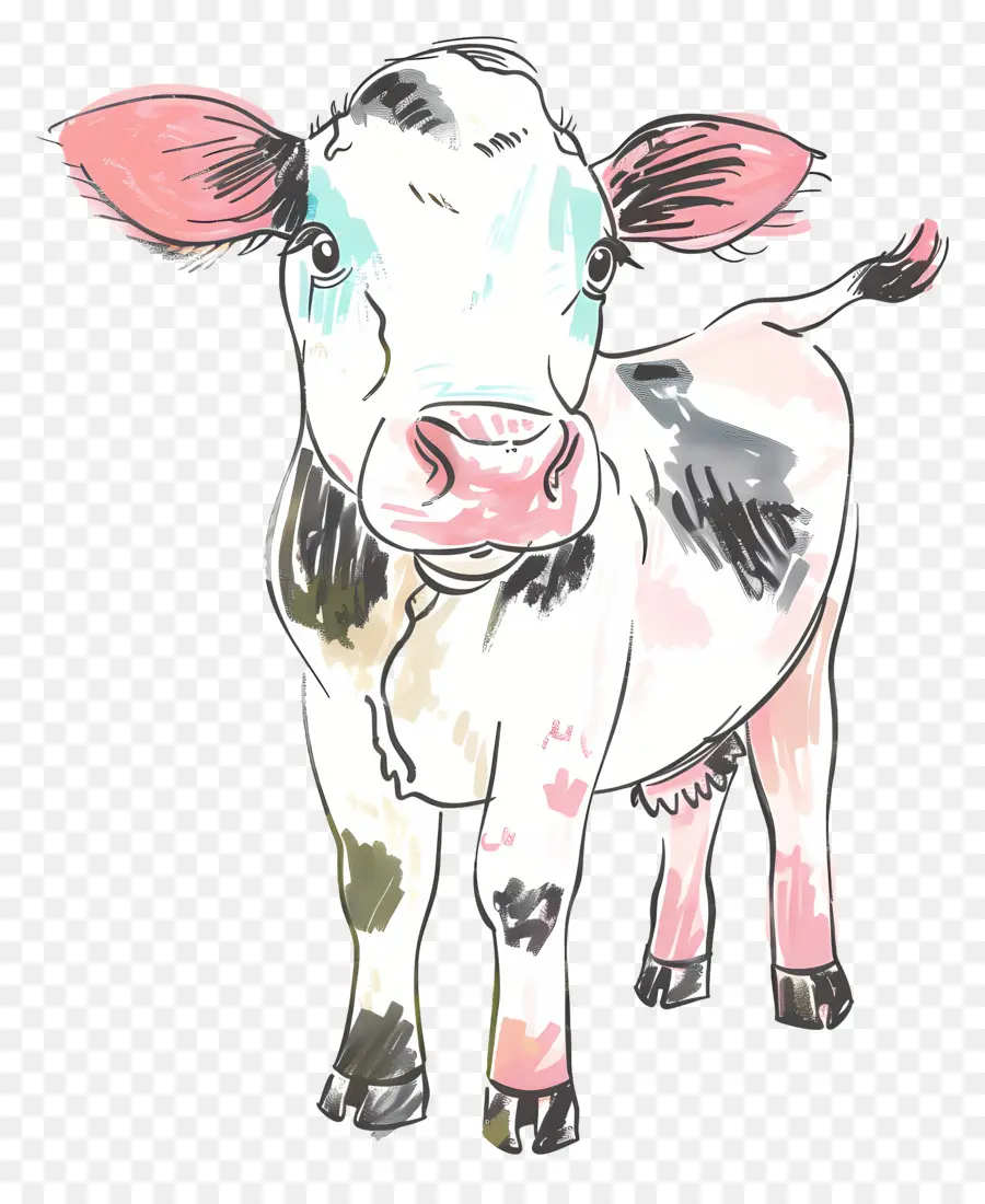 Vache，Bébé Vache PNG