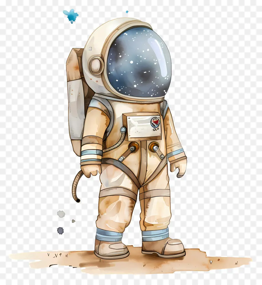 Dessin Animé De L'astronaute，L'astronaute PNG