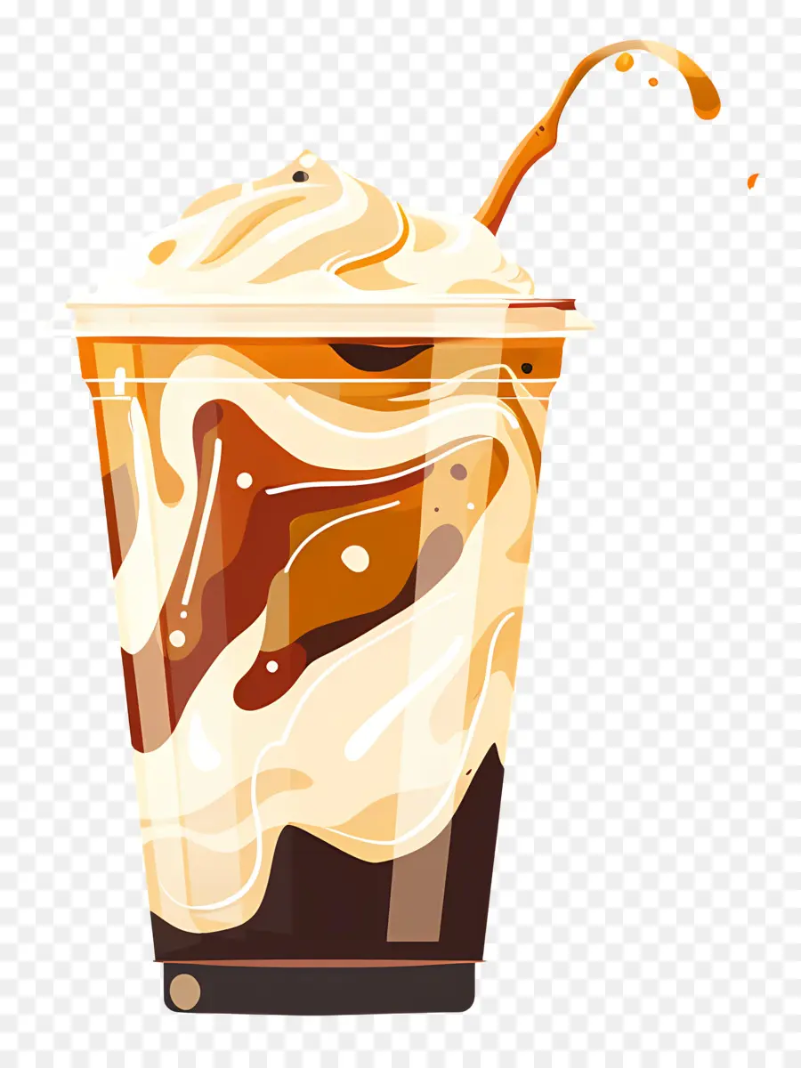 Café Glacé，Milk Shake PNG