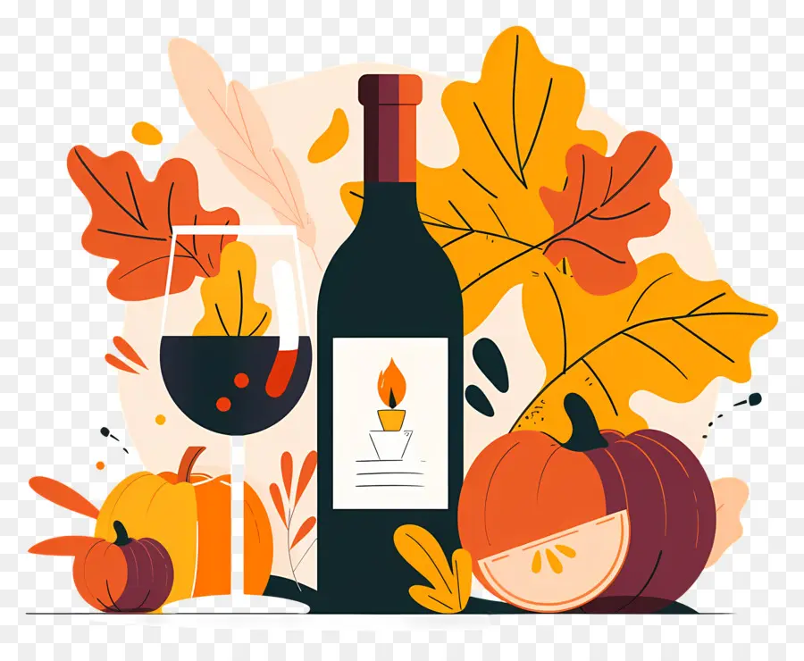 Vin De Thanksgiving，Vin Rouge PNG