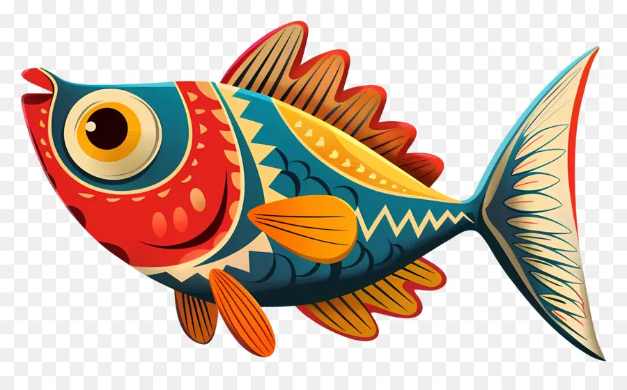 Dessin Animé De Poissons，Poissons Colorés PNG