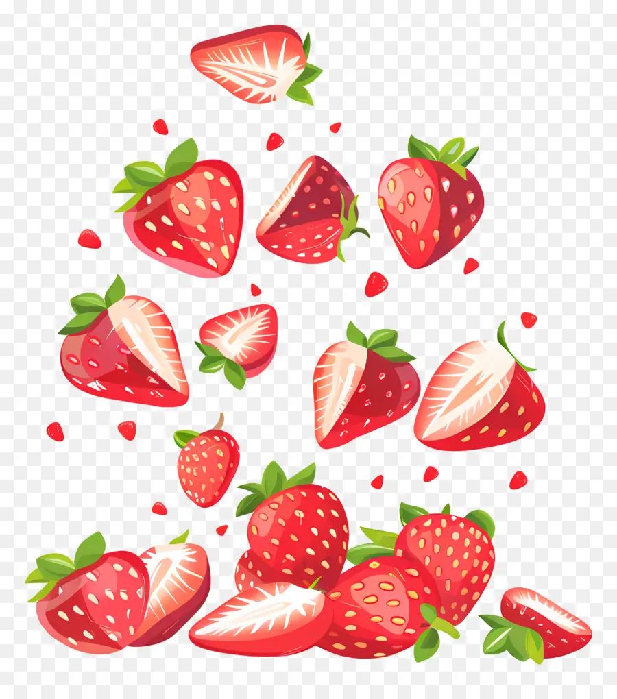 Fraises，Fruits Frais PNG