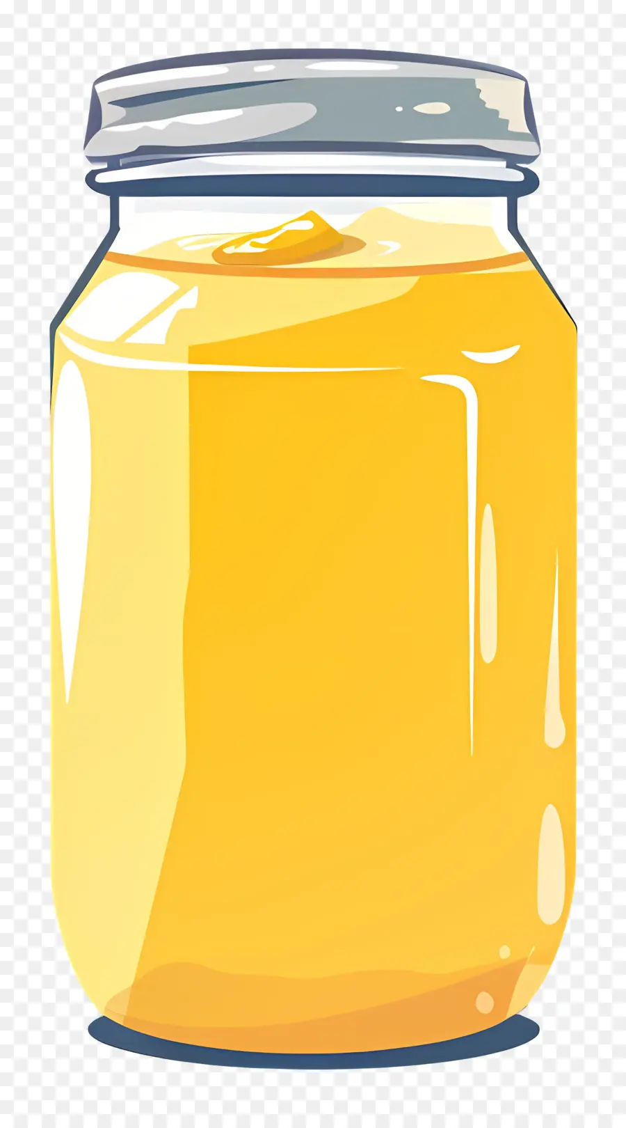 Pot De Beurre De Ghee，Bocal En Verre PNG