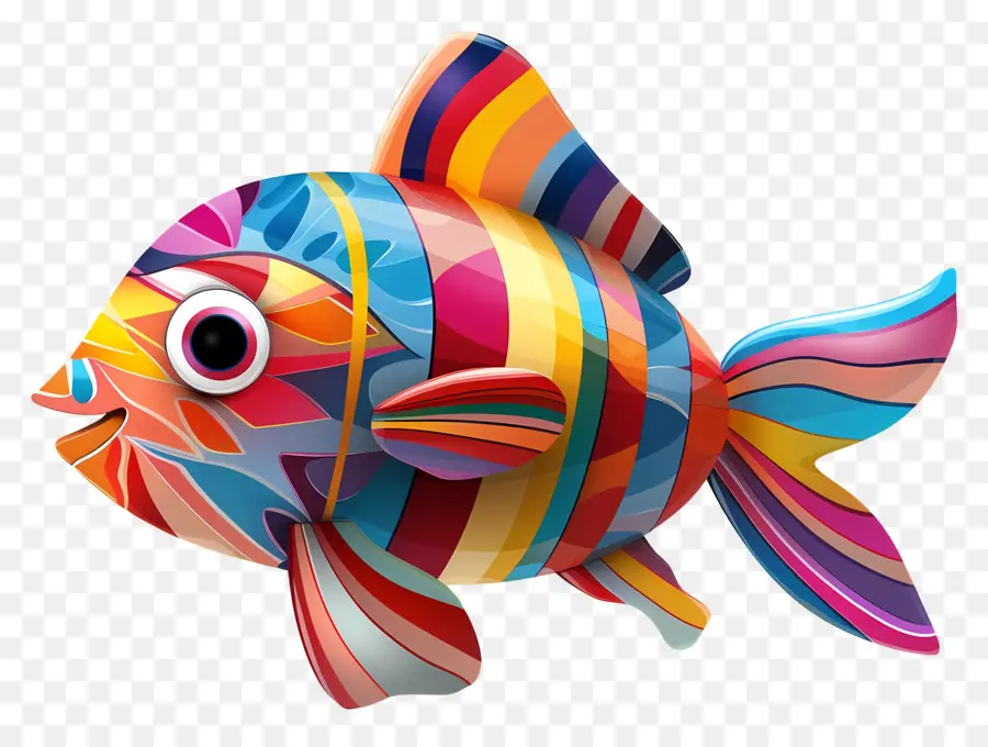 Dessin Animé De Poissons，Poissons Colorés PNG