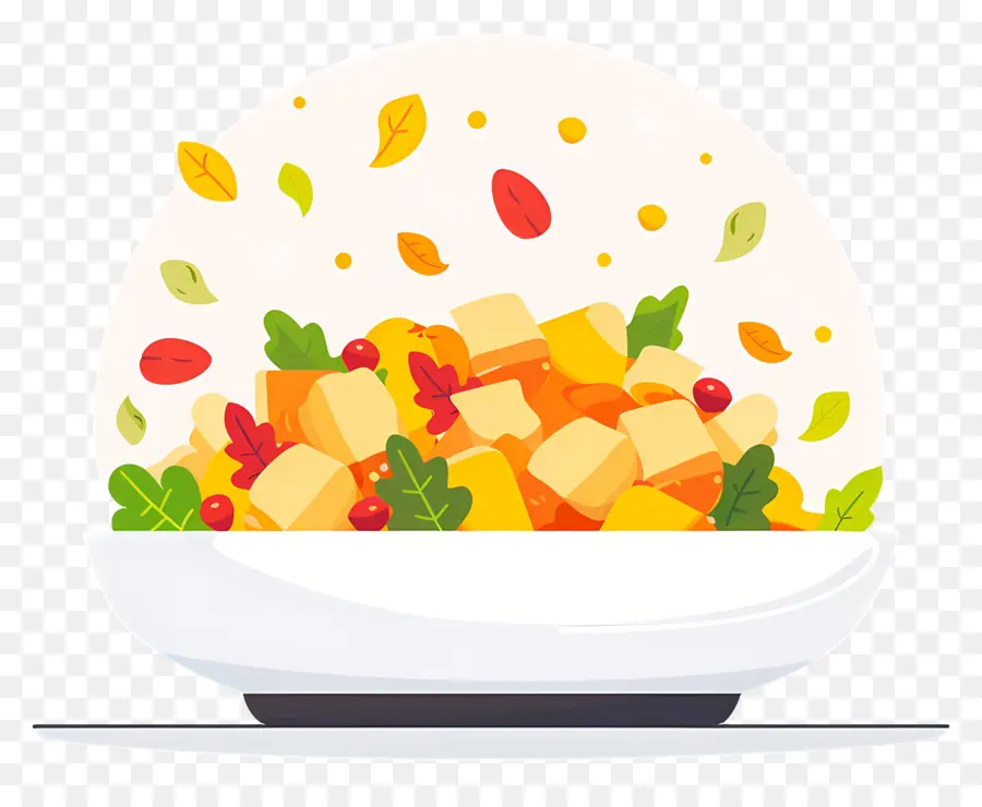 Farce De Thanksgiving，Salade PNG