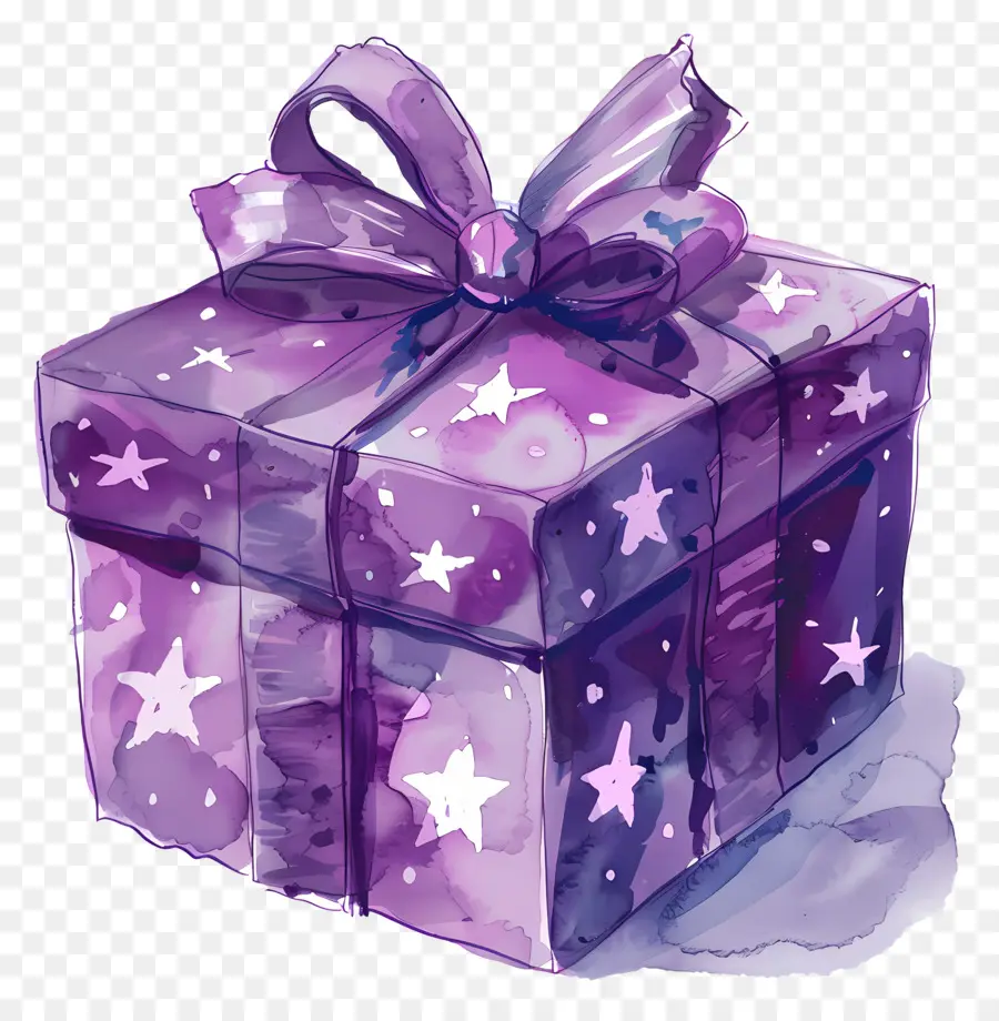 Violet Cadeau，Purple Présent PNG