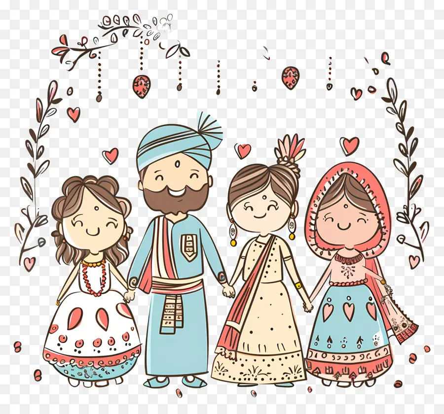 Mariage Indien，L'inde PNG