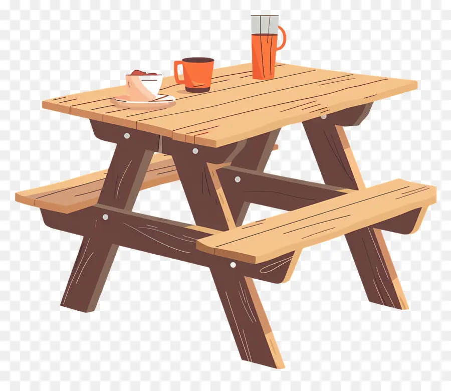 Table De Pique Nique，Manger En Plein Air PNG