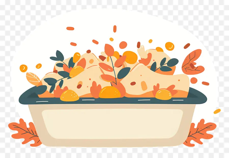 Farce De Thanksgiving，Feuilles D'automne PNG