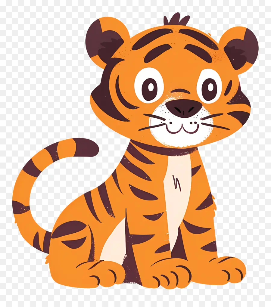 Dessin Animé Tigre，Bébé Tigre PNG