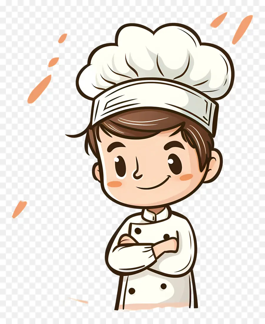 Doodle Chef，Dessin Animé Chef PNG