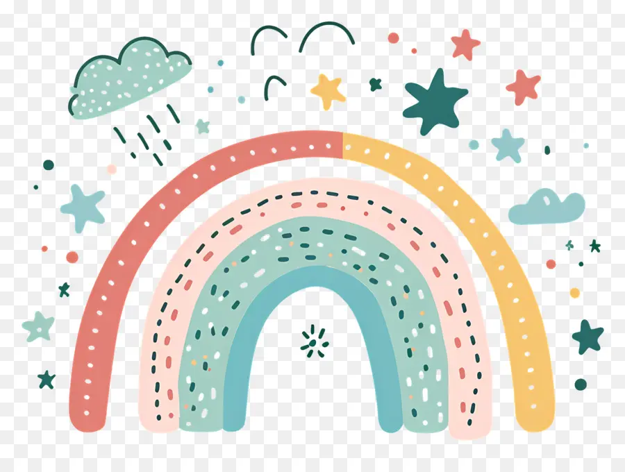 Doodle Arc En Ciel，Arc En Ciel PNG