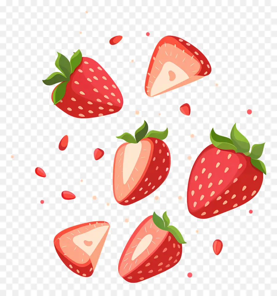 Fraises，Fruits PNG