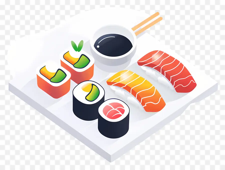 Sushi，Saumon PNG