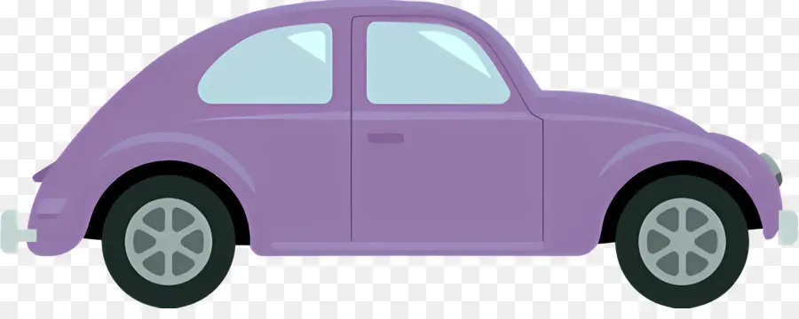 Bande Dessinée De Voiture，Violet Voiture PNG