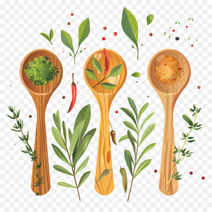 Les épices，Herbes PNG