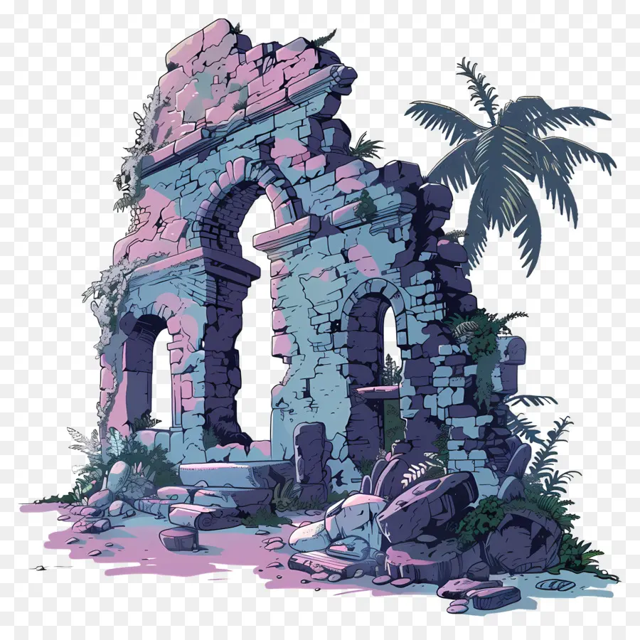 Ruines，Bâtiment En Ruine PNG