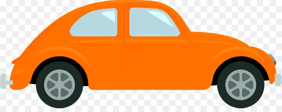 Bande Dessinée De Voiture，Voiture Orange PNG