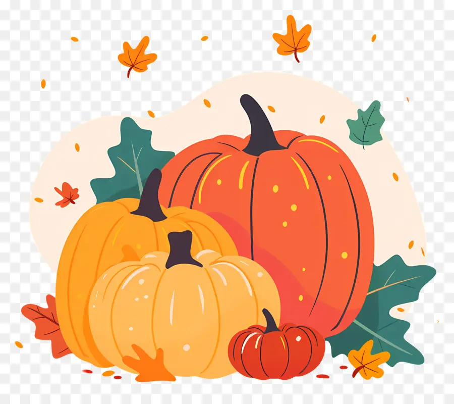 Pumpkins De Thanksgiving，Citrouille PNG