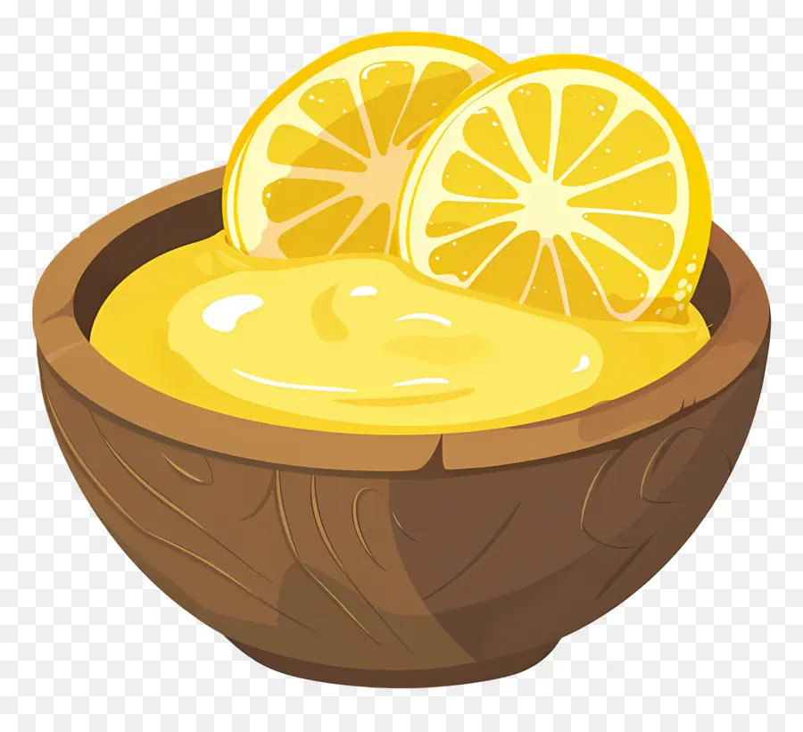 Crème De Citron，Des Tranches De Citron PNG