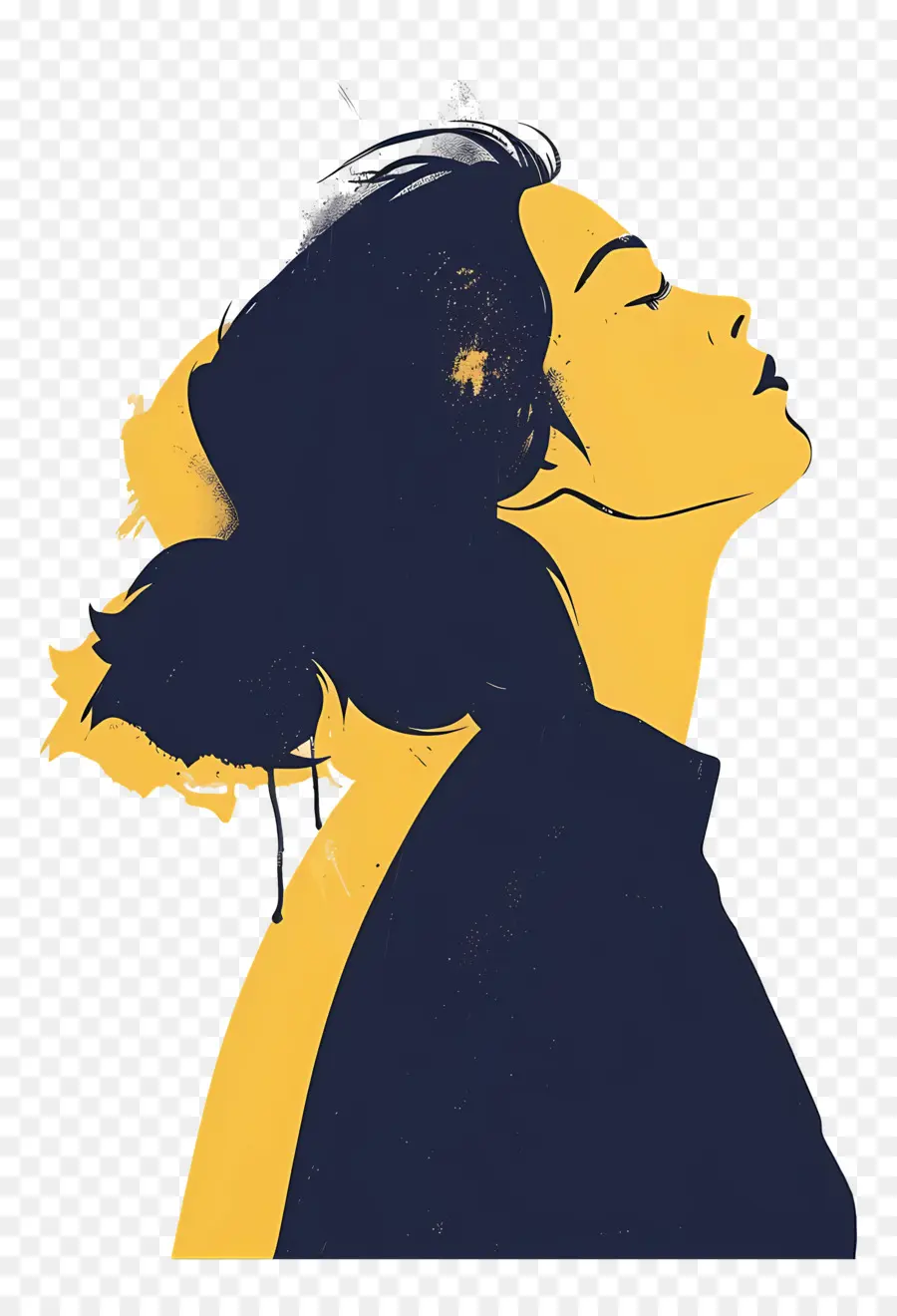 Mode Femme，éclaboussure De Peinture PNG