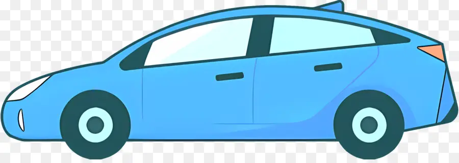 Bande Dessinée De Voiture，Voiture Bleue PNG