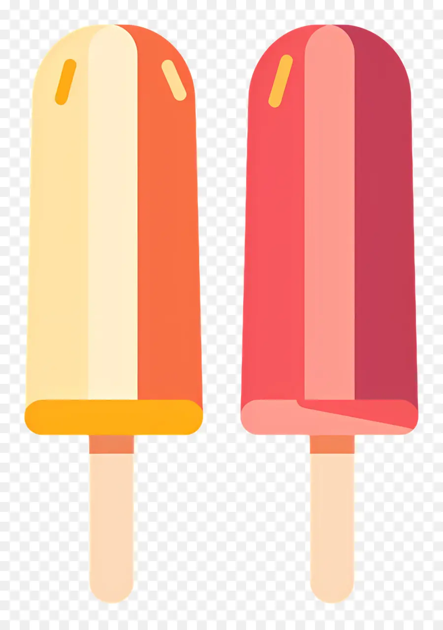 Popsicle，Cornets De Crème Glacée PNG