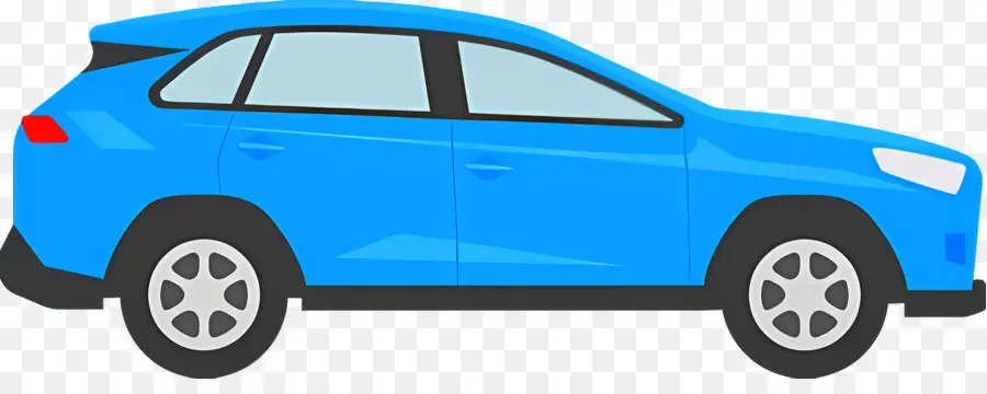 Bande Dessinée De Voiture，Voiture Bleue PNG