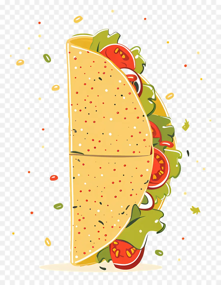 Taco，La Nourriture Mexicaine PNG