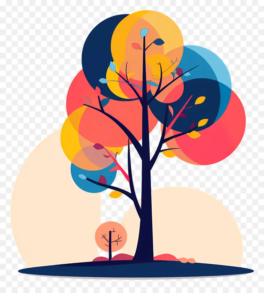 Arbre，Des Feuilles De Papier PNG