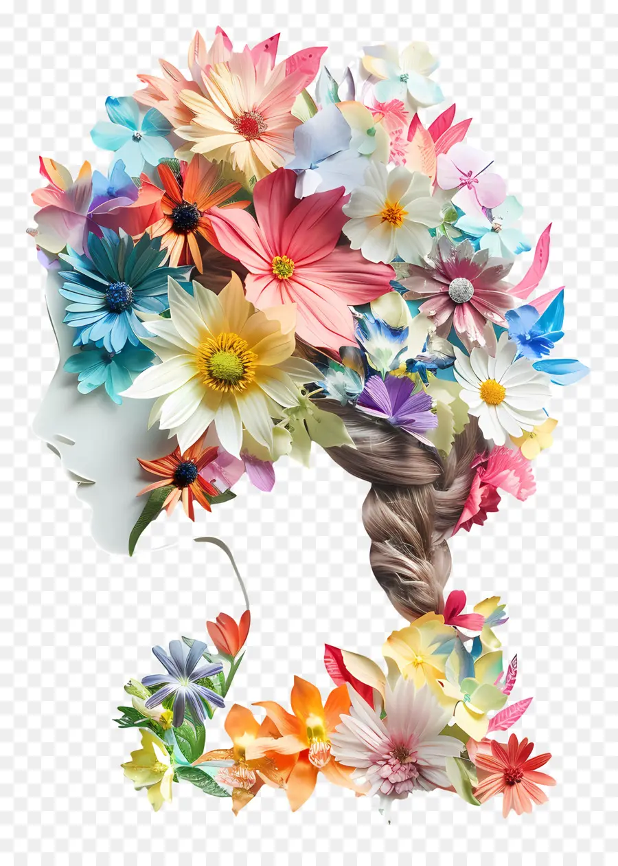 De Fille De Fleur，Couronne De Fleurs PNG