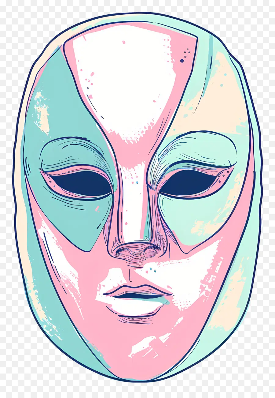 Masque，Masque Coloré PNG