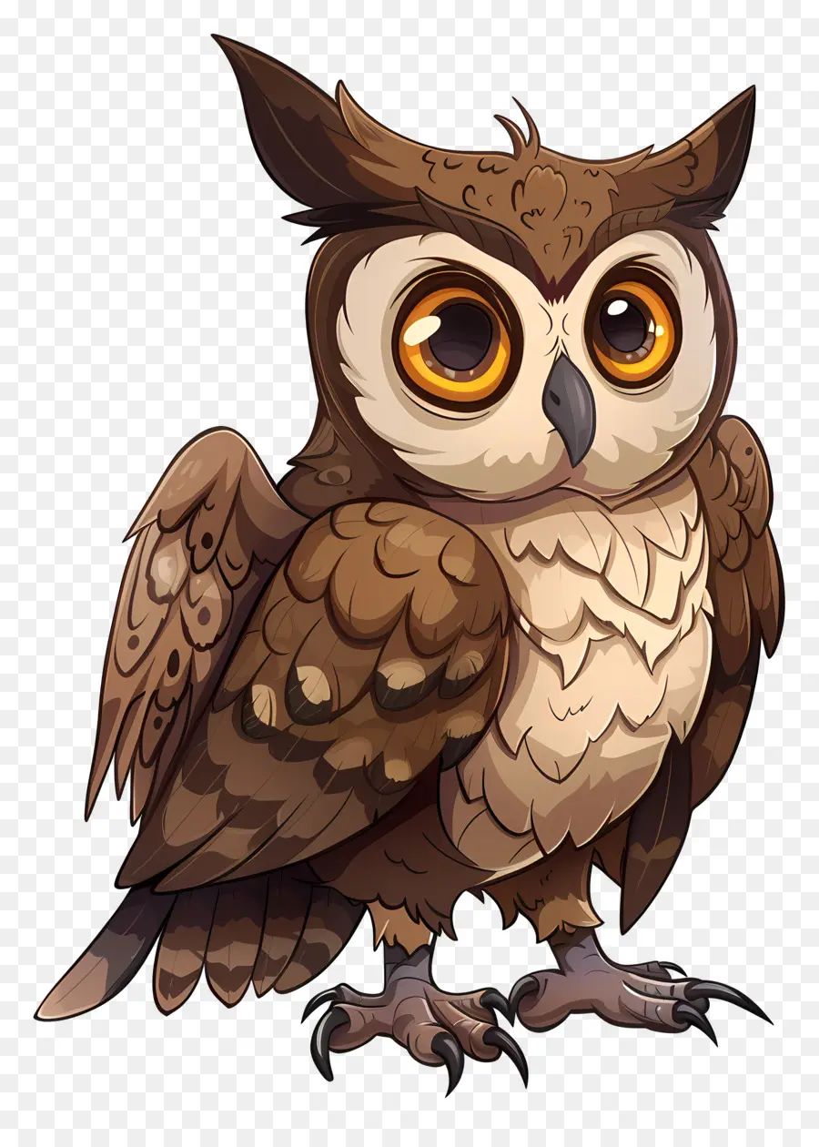 Cartoon Hibou，Chouette PNG