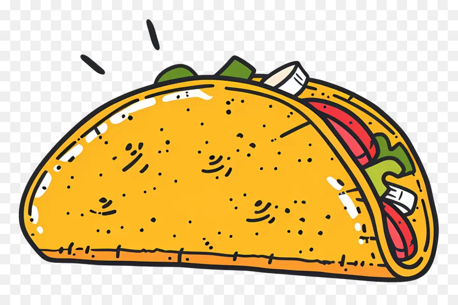 Taco，Jaune Coque PNG