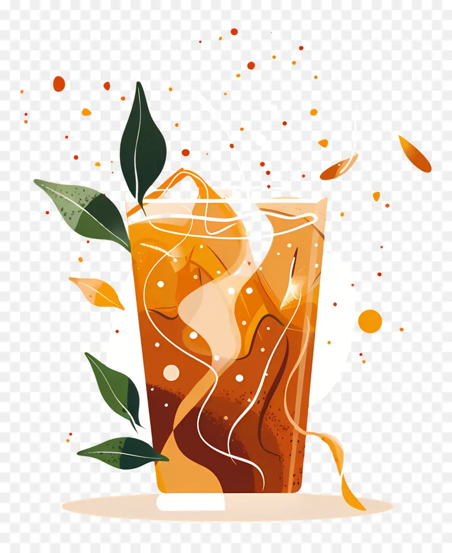 Café Glacé，Boisson à L'orange PNG