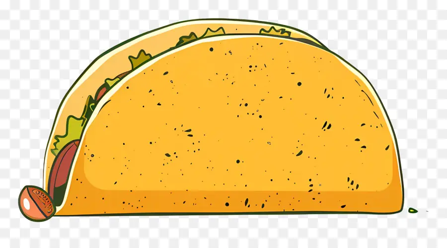 Taco，Tortilla Jaune PNG