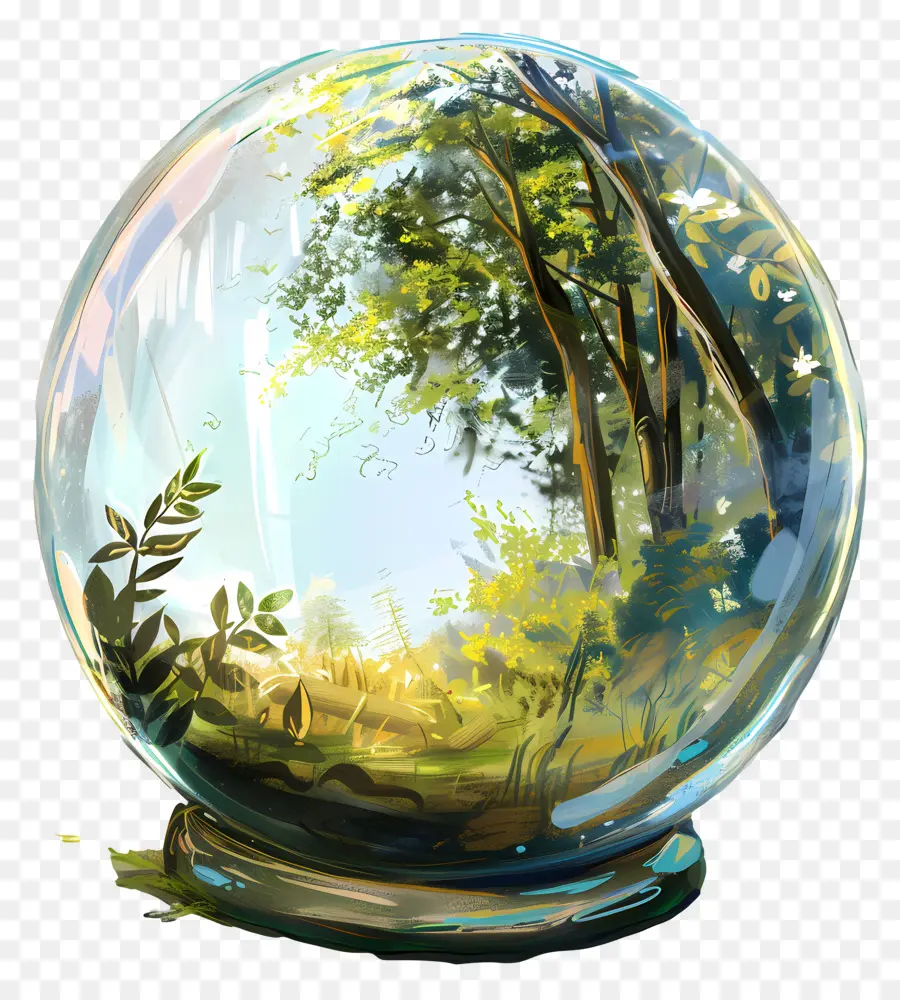 Boule De Cristal，Sphère De Verre PNG