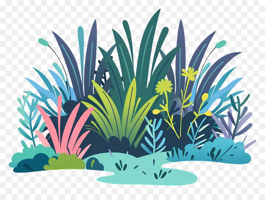 L'herbe Patch，Plantes Aquatiques PNG