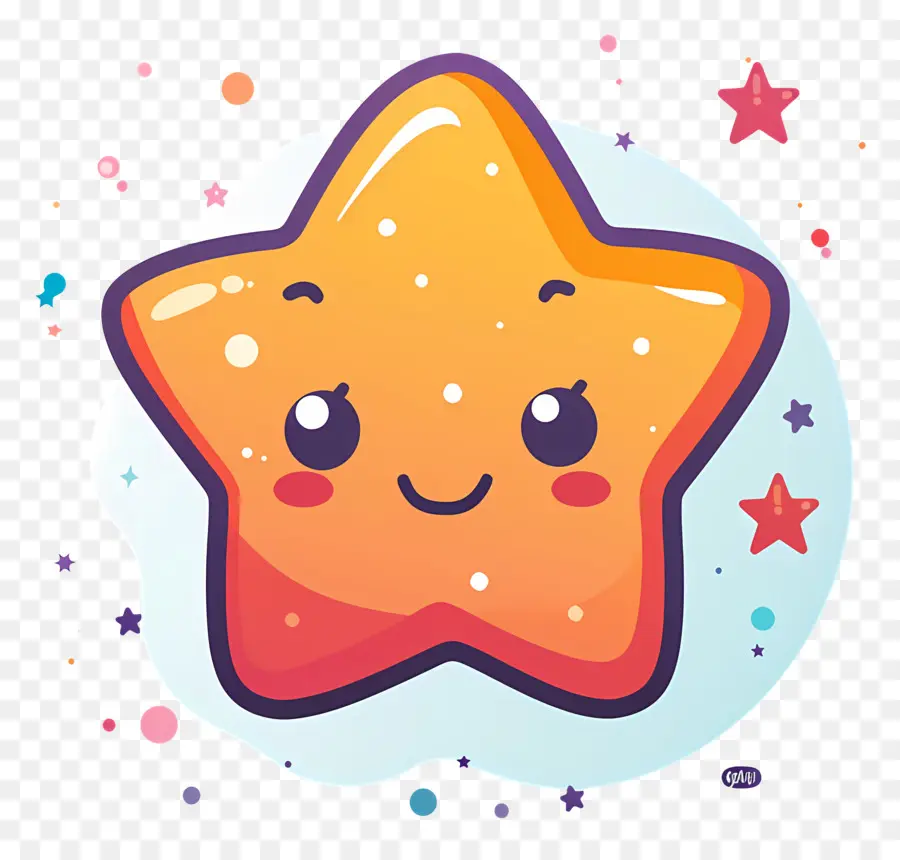 Mignonne Star，Dessin Animé Star PNG