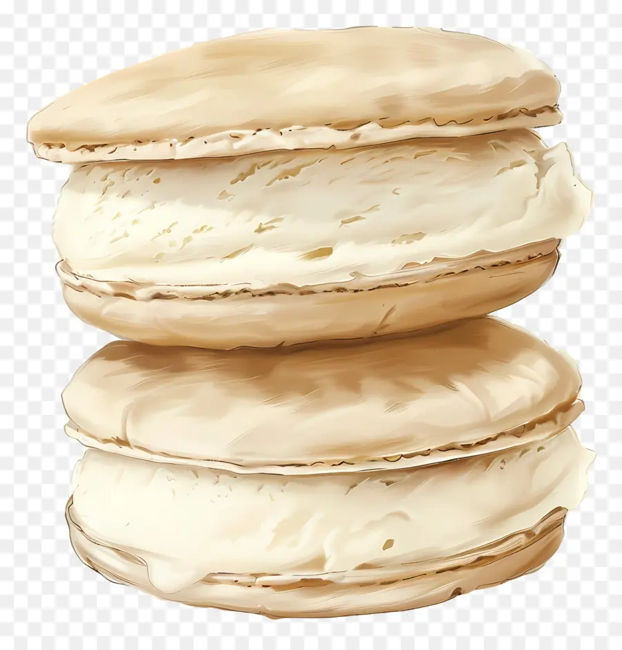 Sandwich à La Crème Glacée，Chocolat PNG