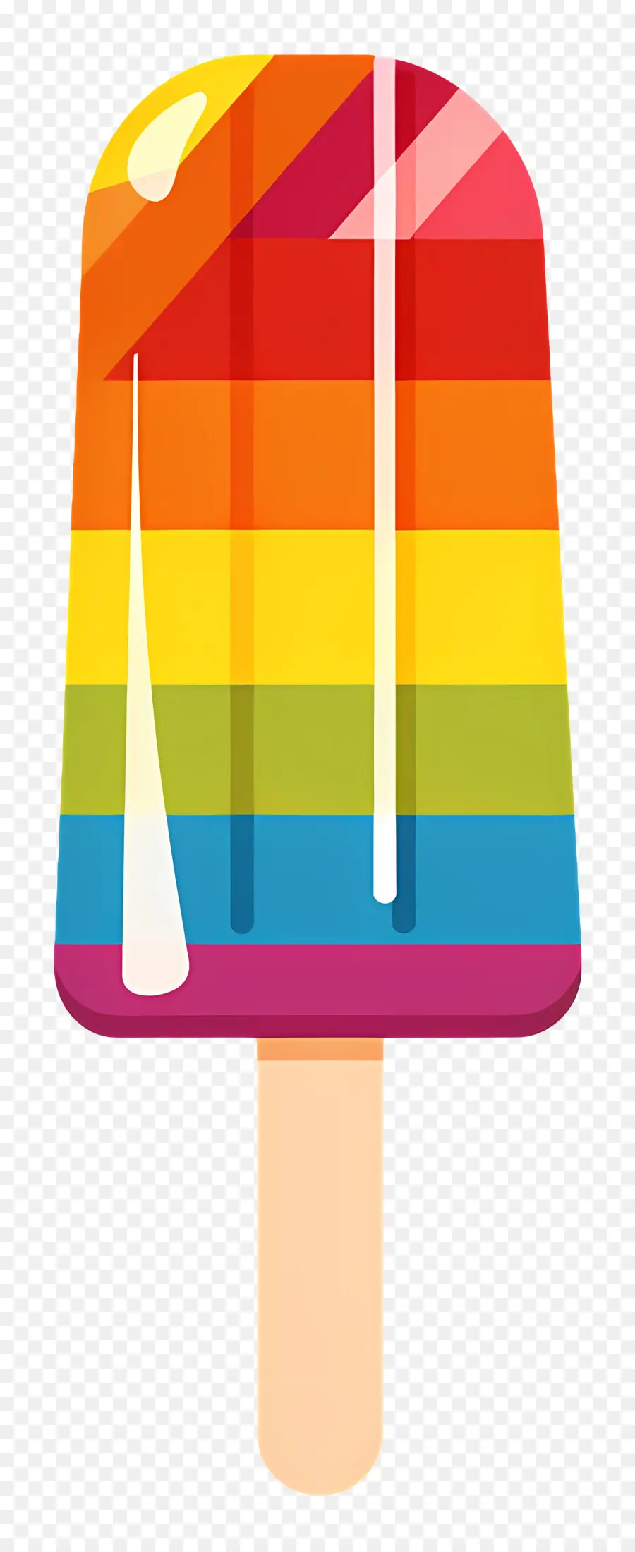 Popsicle，Arc En Ciel Sucette PNG