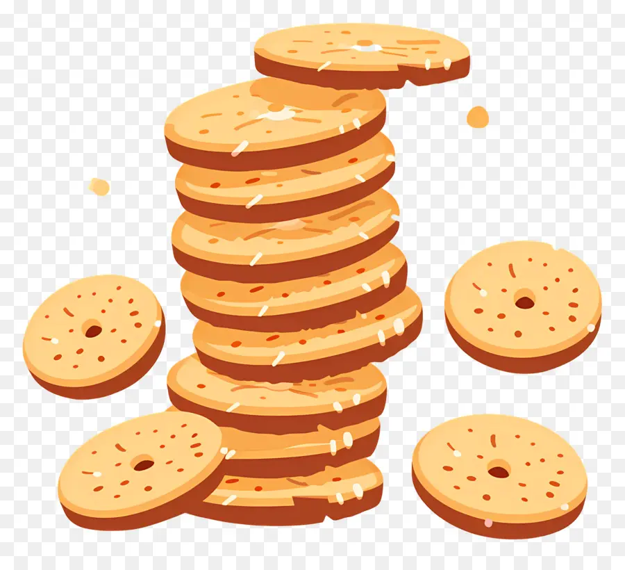 Biscuits De Farine D'avoine，Craquelins PNG