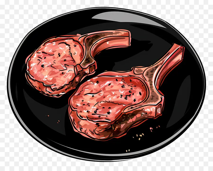 Côtelettes De Porc，Steak PNG