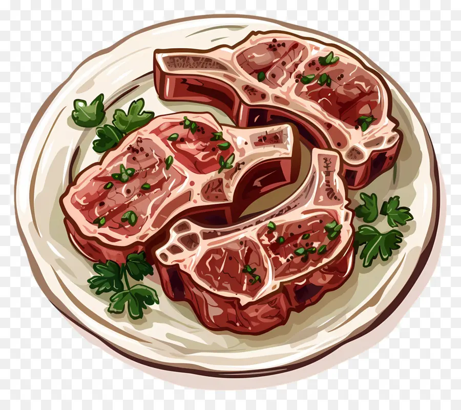 Côtelettes De Porc，Steak PNG