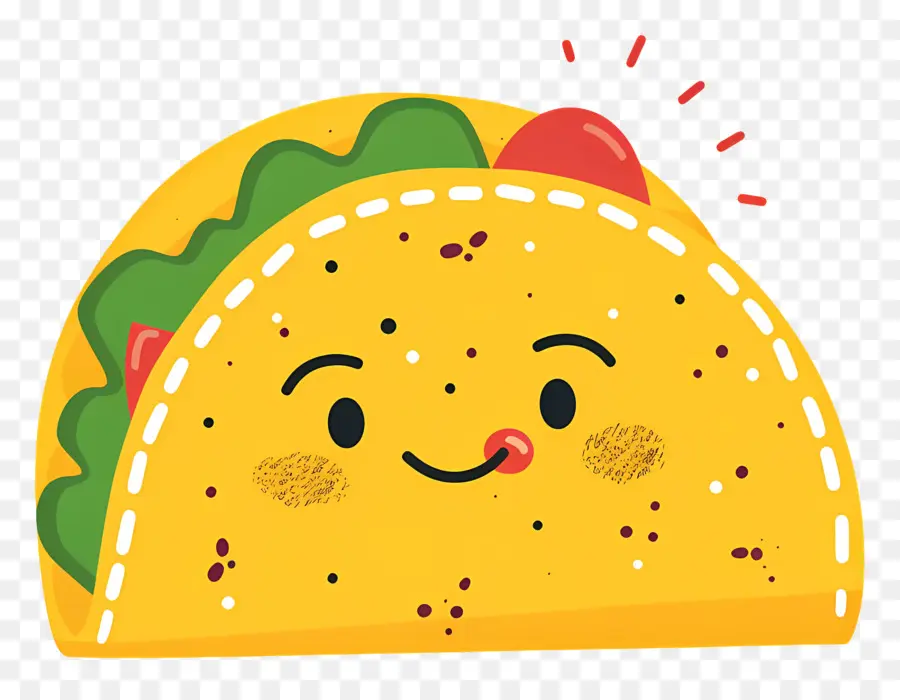 Taco，Souriant PNG