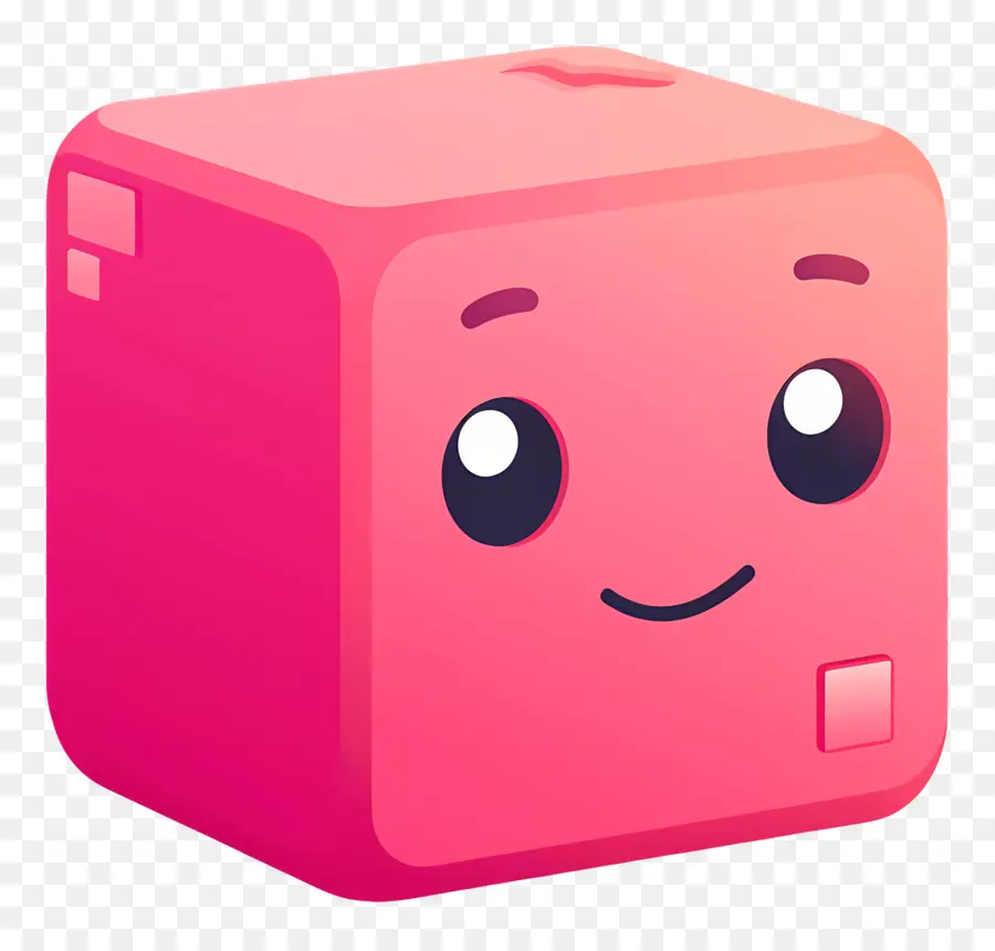 Cube Mignon，Petit Cube Rose PNG