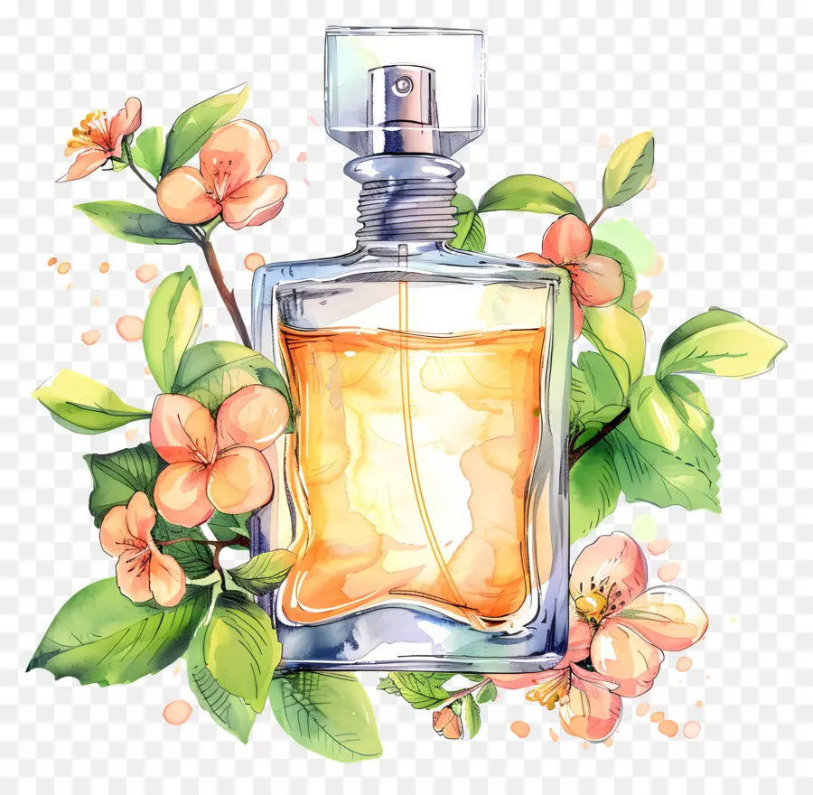 Parfum，Design Floral PNG