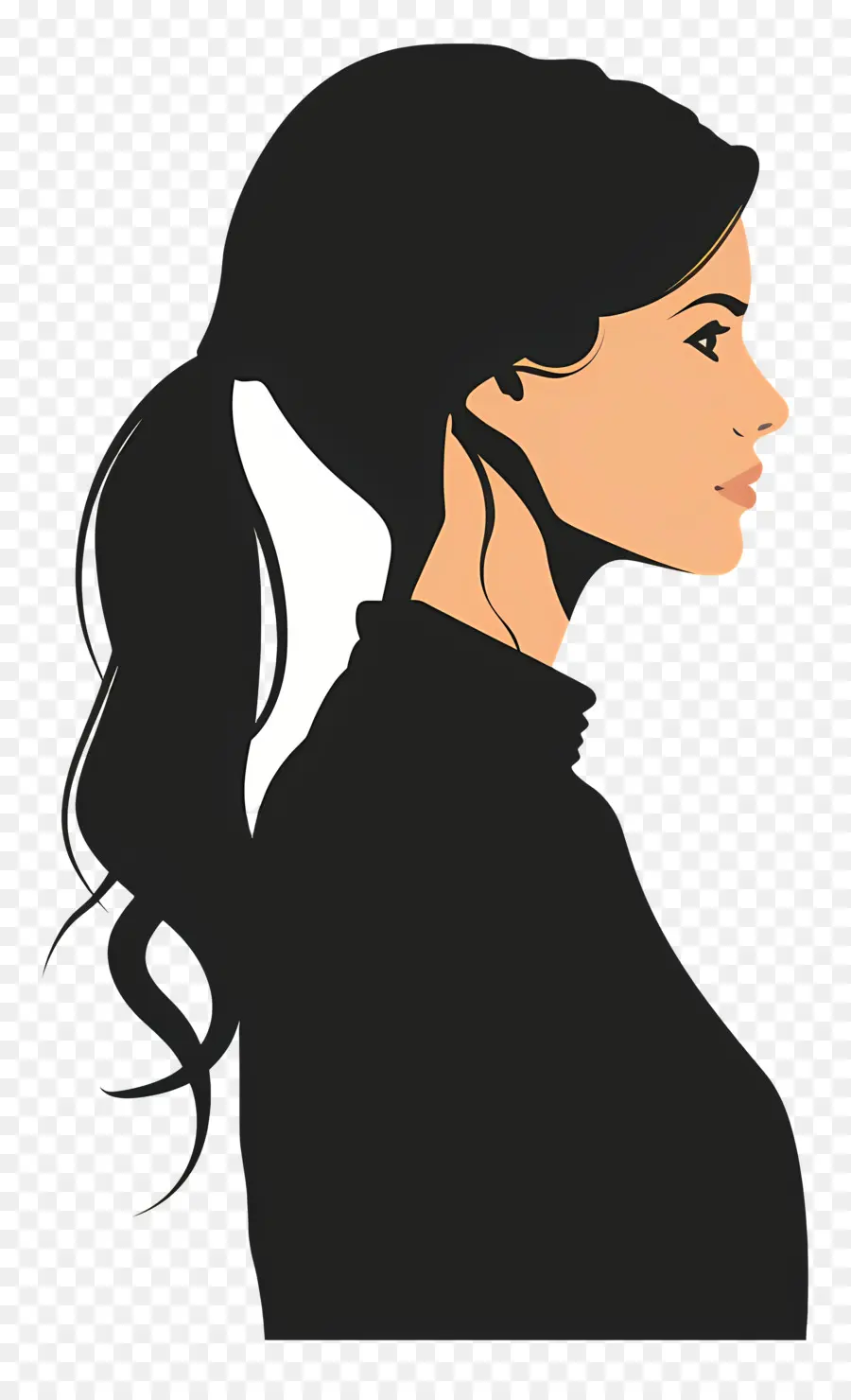 Femme Silhouette，La Mode PNG