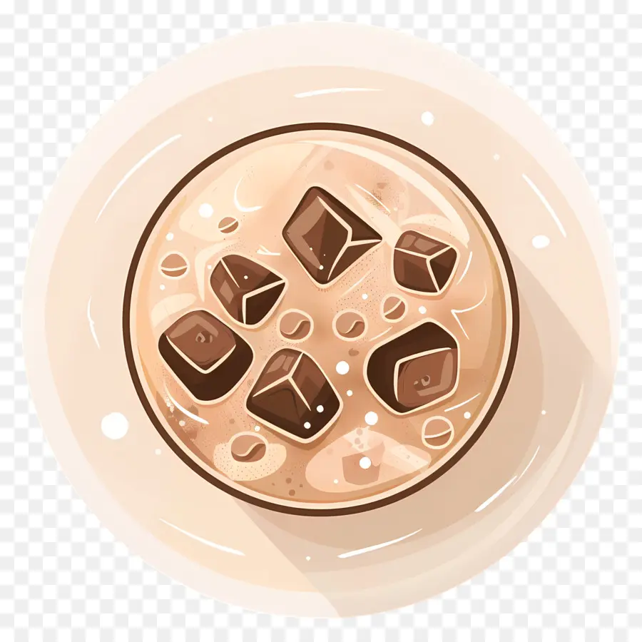 Café Glacé，Mousse Au Chocolat PNG